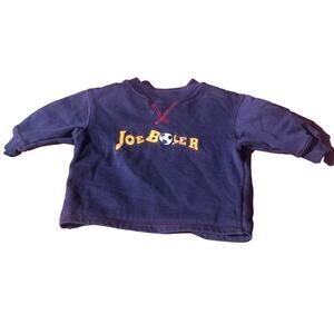 Joe Boxer Soccer Blue Sweatshirt Boys Size 18 Months
